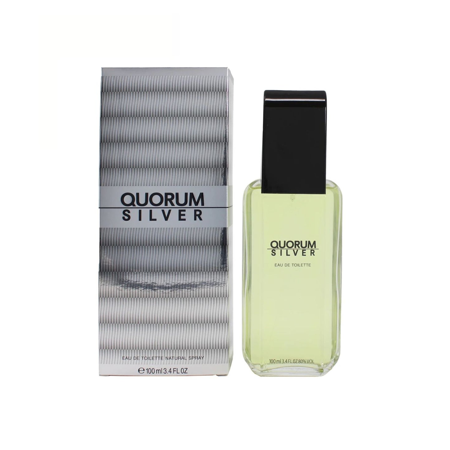 Antonio Puig Quorum Silver 3.4oz EDT For Men