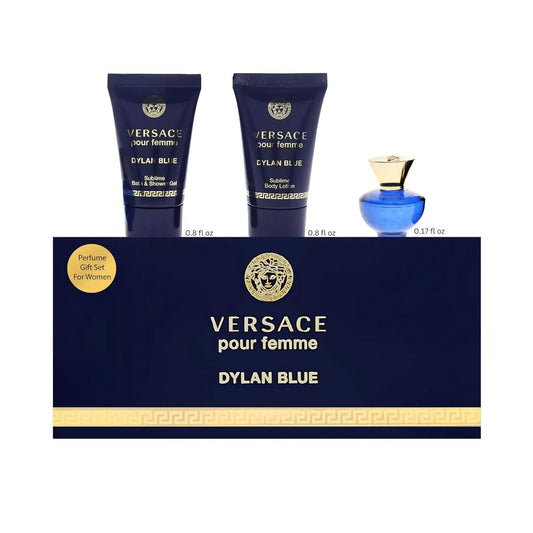 Versace Pour Femme Dylan Blue 3PC Mini Gift Set For Women