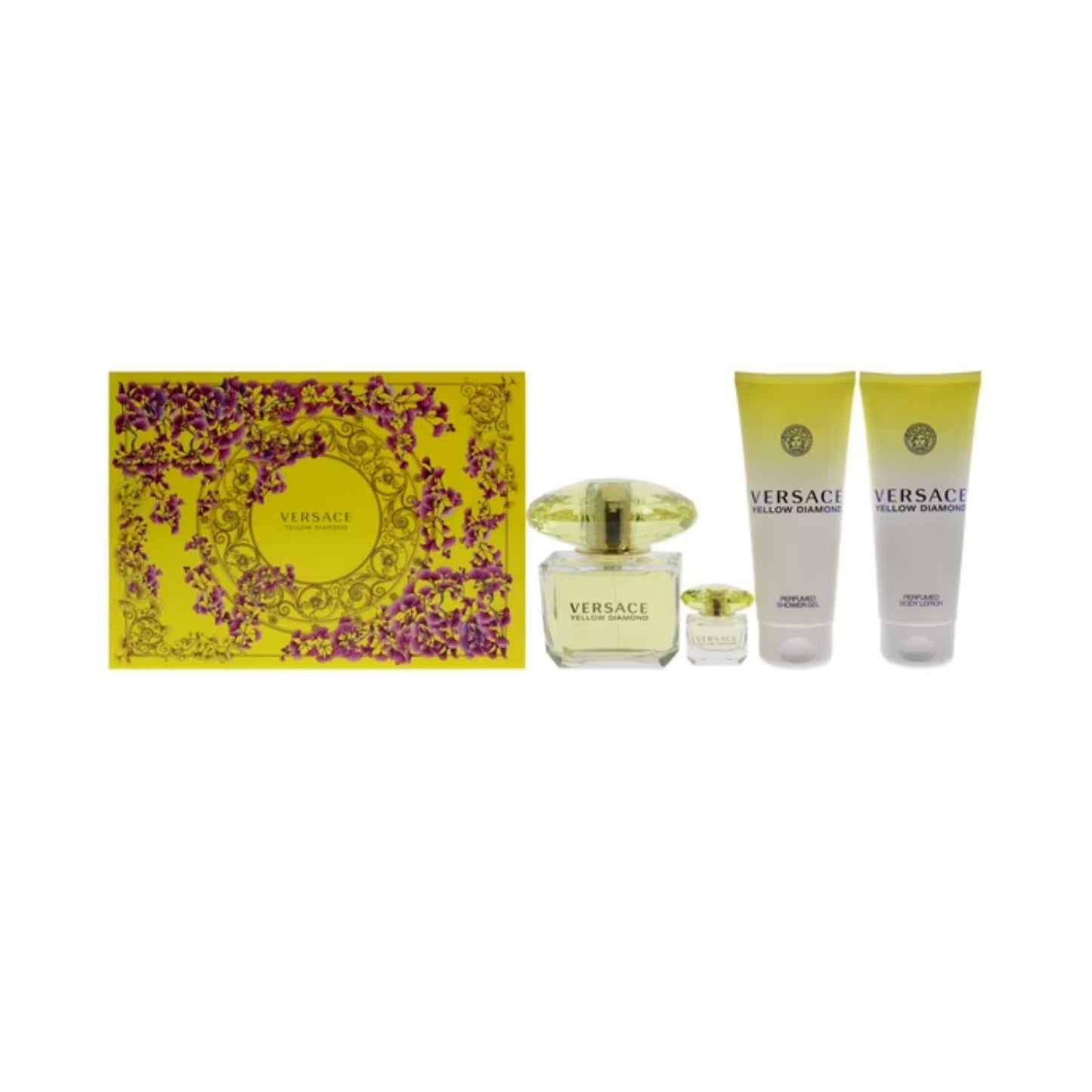 Versace Yellow Diamond 4PC Gift Set For Women