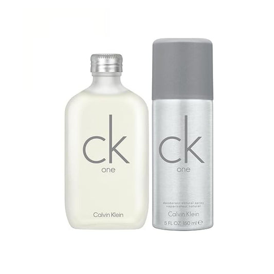 Calvin Klein One (2 Pc) 3.3oz EDT - 6.0oz Deo - Unisex GIFT SET