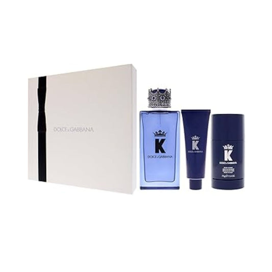 Dolce & Gabbana K 3.3oz EDP Sp 3PC Gift Set For Men