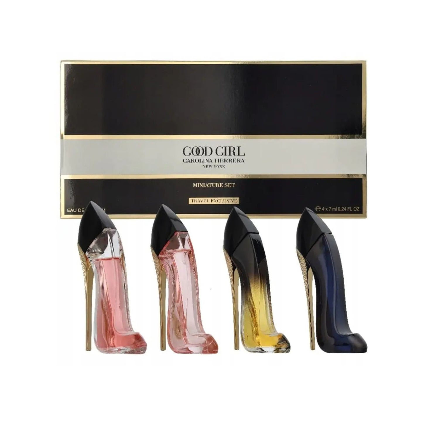 Carolina Herrera Good Girl 0.24oz 4PC Miniature Travel SET